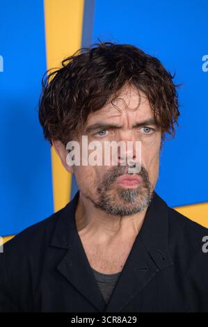 Los Angeles, USA. September 2025. LOS ANGELES, USA. 29. September 2025: Peter Dinklage bei der Premiere für Roofman in den Paramount Studios. Bildnachweis: Paul Smith/Alamy Live News Stockfoto