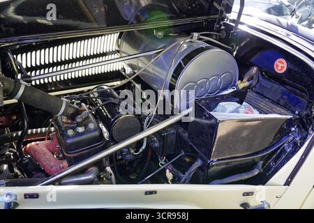 DKW, Baujahr 1939, Oldtimer Classic, Gala International Concours d'Elegance Schwetzingen 2025, Deutschland, Europa, Detailansicht eines Klassikers Stockfoto