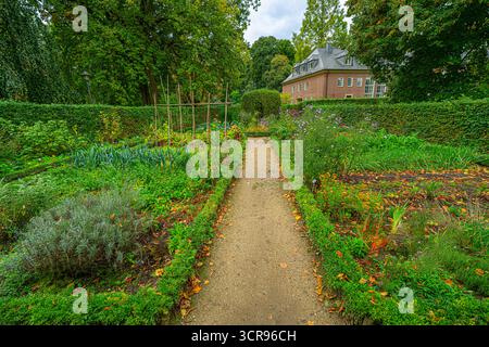 Der Botanische Garten im Schlosspark Münster-Westfalen. Deutschland, Nordrhein-Westfalen, Europa Stockfoto