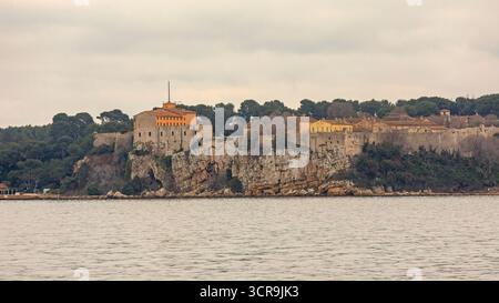Fort Royal Historic Festung auf Ile Sainte Marguerite Insel Lerins Frankreich Wintertag Stockfoto