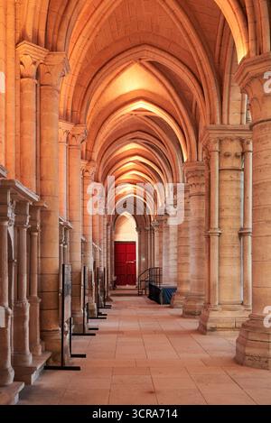 Kathedrale von Laon, Nordfrankreich, Hauts-de-France Stockfoto