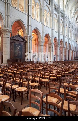 Kathedrale von Laon, Nordfrankreich, Hauts-de-France Stockfoto