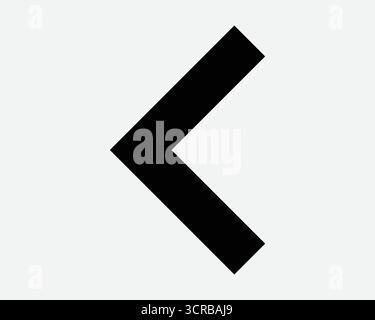 Vorheriger Pfeil Zurück Vorheriger Pfeil Vorheriger Rücklauf Punktzeiger Schieben Symbol Pfeilspitze Nach Links Richtung West Navigationspfad Pfad Stock Vektor