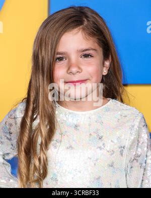 Hollywood, Usa. September 2025. HOLLYWOOD, LOS ANGELES, KALIFORNIEN, USA - 29. SEPTEMBER: Esme McSherry kommt zur Los Angeles Premiere von Paramount Pictures 'Roofman', die am 29. September 2025 im Paramount Theatre in den Paramount Pictures Studios in Hollywood, Los Angeles, Kalifornien, USA stattfindet. (Foto: Xavier Collin/Image Press Agency) Credit: Image Press Agency/Alamy Live News Stockfoto