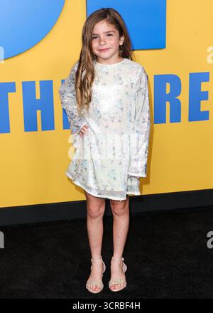 Hollywood, Usa. September 2025. HOLLYWOOD, LOS ANGELES, KALIFORNIEN, USA - 29. SEPTEMBER: Esme McSherry kommt zur Los Angeles Premiere von Paramount Pictures 'Roofman', die am 29. September 2025 im Paramount Theatre in den Paramount Pictures Studios in Hollywood, Los Angeles, Kalifornien, USA stattfindet. (Foto: Xavier Collin/Image Press Agency) Credit: Image Press Agency/Alamy Live News Stockfoto