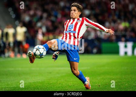 Giuliano SIMEONE von Atletico Madrid während der UEFA Champions League, League-Phase, MD2-Fußballspiel zwischen Atletico de Madrid und Eintracht Frankfurt am 30. September 2025 im Riyadh Air Metropolitano Stadion in Madrid, Spanien Stockfoto