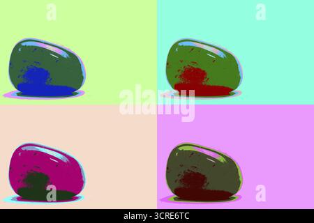 Kieselpuls Stockfoto