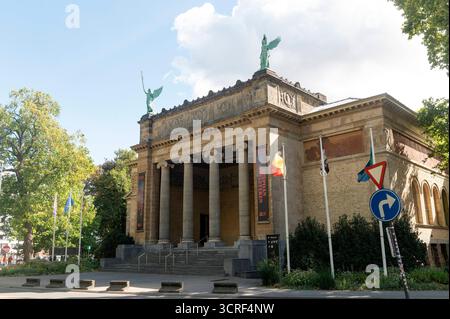 Gent/Gent Belgien September 2025 Museum für Schone Kunsten oder MSK Museum für Bildende Künste. Außenfassade. galerie, Kultur, Kultur, Bauen, Gebouw, Klassik, Kunst, Stockfoto