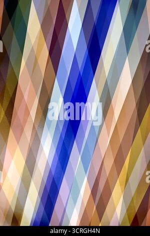 Farblinien auf einer Wandstruktur Stockfoto