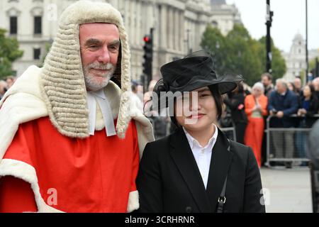 London, Großbritannien. Eröffnung des Rechtsjahres. Angehörige der Rechtsberufe besuchten einen Gottesdienst in der Westminster Abbey, gefolgt von einem Empfang in den Houses of Parliament, der von Lordkanzler Shabana Mahmood veranstaltet wurde. Quelle: michael melia/Alamy Live News Stockfoto