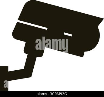 Überwachungskamera im Freien Stock Vektor