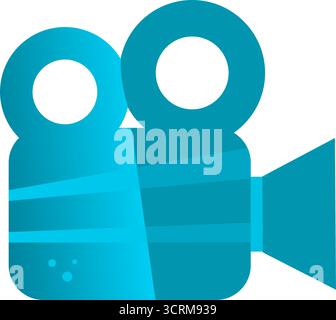 Filmkamera - Vektorsymbol Stock Vektor