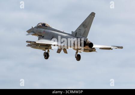 Taifun der italienischen Luftwaffe während der Cobra Warrior Stockfoto