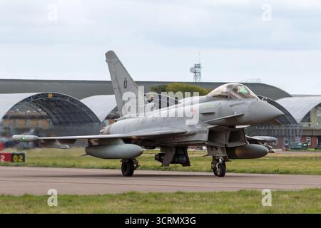 Taifun der italienischen Luftwaffe während der Cobra Warrior Stockfoto