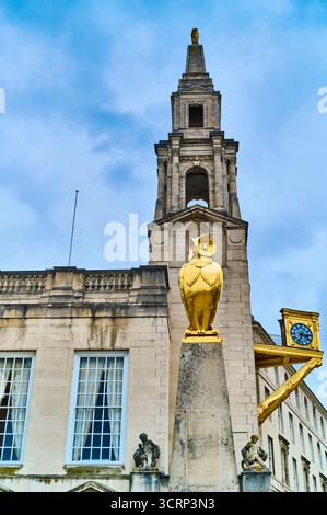 Leeds Civic Hall (1930-9133) erbaut von den Arbeitslosen der Stadt Stockfoto