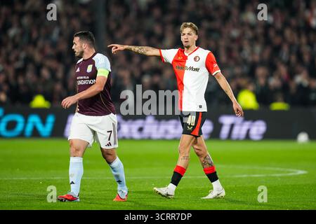 Rotterdam, Niederlande. Oktober 2025. Rotterdam - Luciano Valente aus Feyenoord im zweiten Spiel der UEFA Europa League 2025/2026. Das Spiel findet am 2. Oktober 2025 im Stadion Feijenoord de Kuip in Rotterdam statt. Credit: Box to Box Pictures/Alamy Live News Stockfoto
