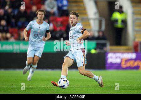 Rotherham, Großbritannien. Oktober 2025. Bradford City Stürmer will Swan (24) während des Spiels Rotherham United FC gegen Bradford City AFC Sky Bet League One im Aesseal New York Stadium, Rotherham, England, Großbritannien am 2. Oktober 2025 Credit: Phil Duncan/Every Second Media Credit: Every Second Media/Alamy Live News Stockfoto