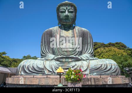 Der große Buddha von Kamakura (Kamakura Daibutsu). Japan Stockfoto