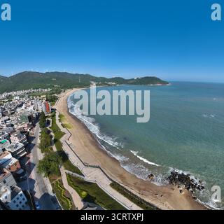 Luftaufnahmen von Songjing Scenic Area in Nanao County, Stadt Shantou, Provinz Guangdong Stockfoto