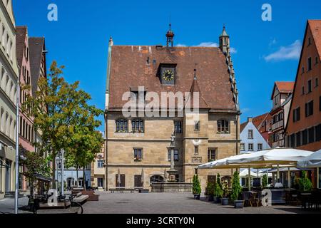 Historisches Rathaus der Stadt Weissenburg (Franken, Deutschland) Stockfoto