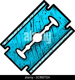 Rasierklingen-Vektor-Symbol Stock Vektor