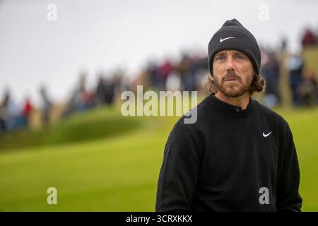 Kingsbarns, Schottland. Oktober 2025. Tommy Fleetwood in der zweiten Runde der Alfred Dunhill Links Championship. Quelle: Tim Gray/Alamy Live News Stockfoto