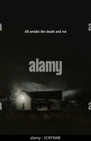 Shelby Oaks (2025) von Chris Stuckmann mit Camille Sullivan, Brendan Sexton III und Michael Beach. Eine Frau sucht nach ihrer vermissten Schwester, in einer verlassenen Stadt. NUR ZUR REDAKTIONELLEN VERWENDUNG des US-Advance-Posters. Quelle: BFA/Neon Stockfoto