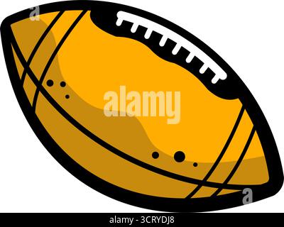 Amerikanischer Fußball Stock Vektor
