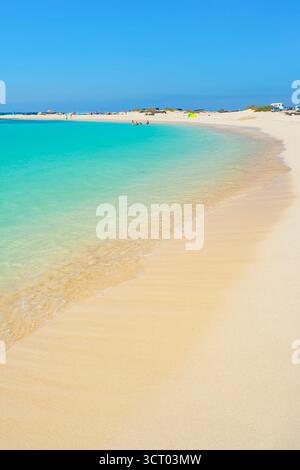 Sandstrand, El Cotillo, Fuerteventura, Kanarische Inseln, Spanien Stockfoto