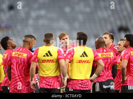 Am 3. Oktober 2025 in Kapstadt, Westkap, Südafrika: Stormers' JURIE MATTHEE während des United Rugby Championship Matches zwischen den Stormers und Ospreys im Eröffnungsspiel der United Rugby Championship im Cape Town Stadium in Südafrika. (Kreditbild: © Bertram Malgas/ZUMA Press Wire) NUR REDAKTIONELLE VERWENDUNG! Nicht für kommerzielle ZWECKE! Stockfoto