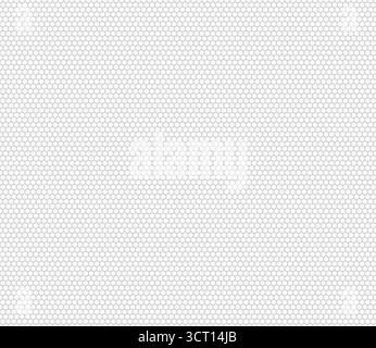 Muster der Sechskantformen. Graue Farbe auf passendem Hintergrund. Sechseckiges Mosaikmuster. Kleine Sechskantformen. Nahtloses Design. Stock Vektor