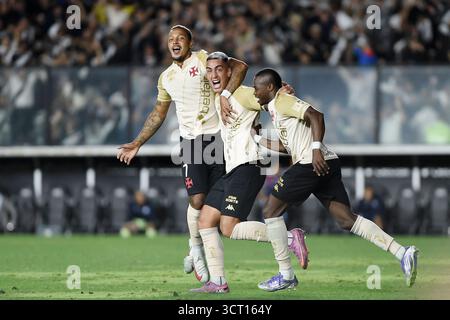 Rio de Janeiro, Brasilien, 24. September 2025. Fußballspiel der Teams Vasco gegen Bahia für den brasilianischen Cup im Stadion São Januário. Stockfoto