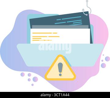 Daten-Phishing Stock Vektor