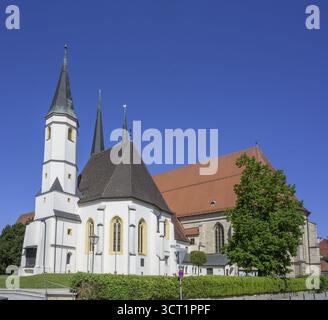 Tilly Chapel hinter der Stiftspfarrkirche St. Philipp und St. Jakob, Altoetting, Bayern, Deutschland Stockfoto
