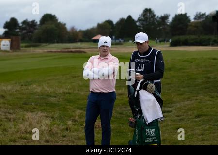 Tag 1 der Alfred Dunhill Links Championship im Carnoustie Golf Club 2. Oktober 2025 Stockfoto