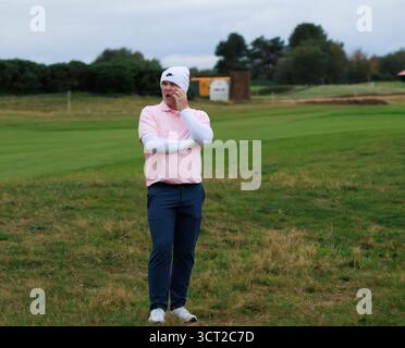 Tag 1 der Alfred Dunhill Links Championship im Carnoustie Golf Club 2. Oktober 2025 Stockfoto