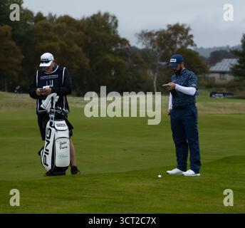 Tag 1 der Alfred Dunhill Links Championship im Carnoustie Golf Club 2. Oktober 2025 Stockfoto