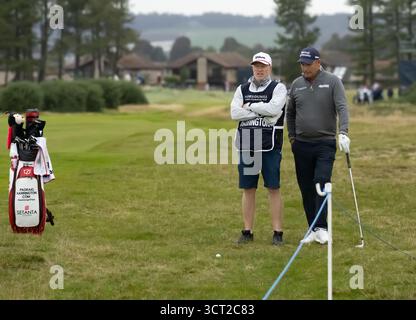 Tag 1 der Alfred Dunhill Links Championship im Carnoustie Golf Club 2. Oktober 2025 Stockfoto