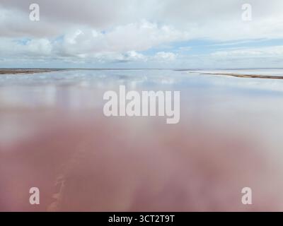 Lake Tyrrell in Victoria Australien Stockfoto