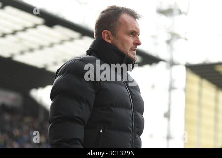 Preston, England. Oktober 2025. Nathan Jones während des Sky Bet EFL Championship-Spiels zwischen Preston North End und Charlton Athletic im Deepdale Stadium in Preston. Kyle Andrews/Alamy Live News Stockfoto