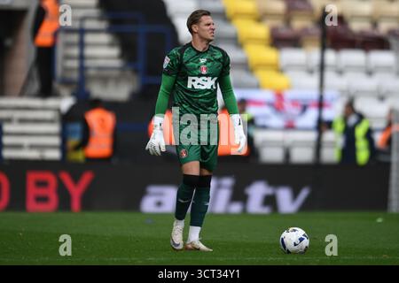 Preston, England. Oktober 2025. Thomas Kaminski während der Sky Bet EFL Championship zwischen Preston North End und Charlton Athletic im Deepdale Stadium in Preston. Kyle Andrews/Alamy Live News Stockfoto