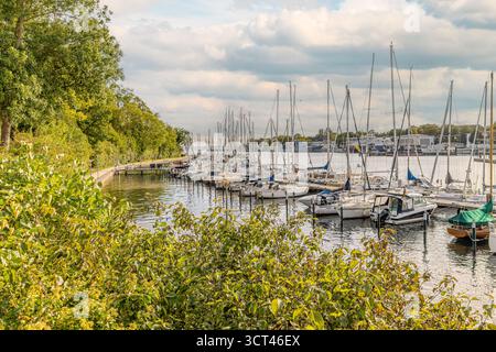 Marina von Neustadt in Holstein, Schleswig-Holstein, Deutschland Stockfoto