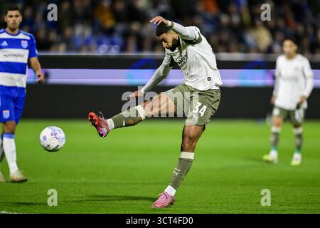 ZWOLLE - Ismael Saibari vom PSV Eindhoven während des niederländischen Eredivisie-Spiels zwischen PEC Zwolle und PSV im MAC³PARK-Stadion am 4. Oktober 2025 in Zwolle, Niederlande. ANP OLAF KRAAK Stockfoto