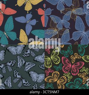 Abstrakt, Kunst, Hintergrund, Schönheit, Knospe, Karte, Nelke, Farbe, bunt, Kontur, Dekor, Dekoration, dekorativ, Design, detailliert, dreckig, gezogen, Draw Stock Vektor