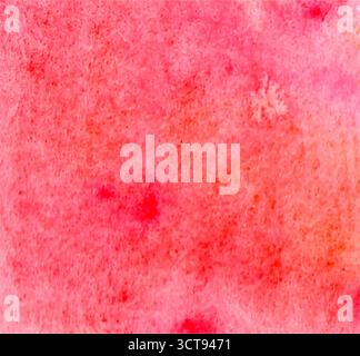 Abstrakter Vektor-abstrakter heller Orange, rosa und roter Aquarellhintergrund für Ihr Design Stock Vektor