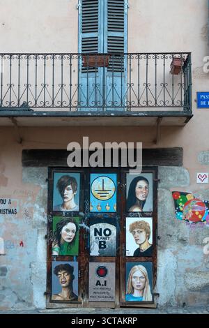 Annecy Frankreich. Szenen rund um Annecy, die Alpenstadt im Südosten Frankreichs. Stockfoto