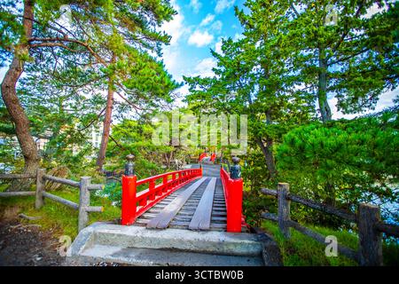 Präfektur Miyagi - Matsushima und Godaido, einer der drei malerischsten Orte in Japan Stockfoto
