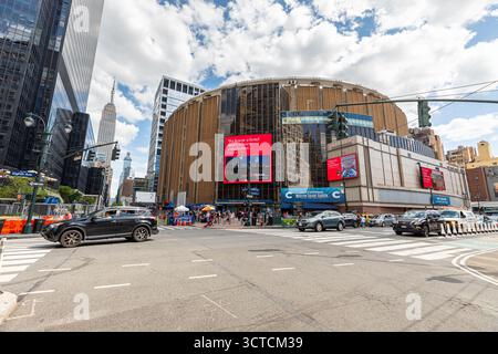 Madison Square Garden, 8 th Avenue East in New York City Stockfoto