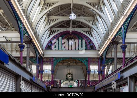 Innenausstattung von Smithfield Meat Market, London, Großbritannien Stockfoto