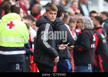Tubize, Belgien. Oktober 2025. Der belgische Charles de Keteleare wurde während eines offenen Trainings der Red Devils, der belgischen Fußballnationalmannschaft, im Proximus Basecamp in Tubize am Montag, den 6. Oktober 2025, gezeigt. Die Mannschaft bereitet sich auf die Spiele gegen Nordmazedonien (10/10) und Wales (13/10) vor. BELGA FOTO BRUNO FAHY Credit: Belga News Agency/Alamy Live News Stockfoto